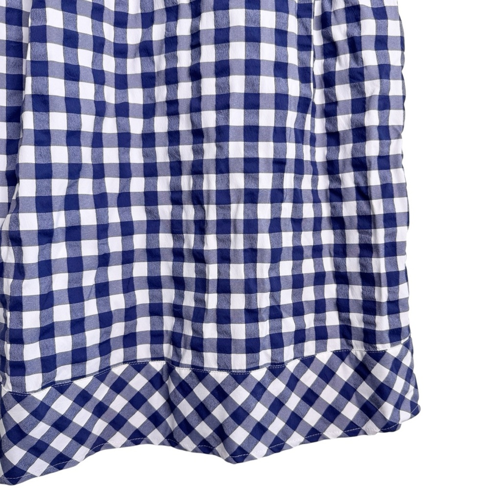 VINEYARD VINES NWT Harbor Gingham Dress Size XS in Deep Bay Blue - Picture 6 of 13